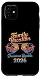 Family Vacation Dominican Republic 2026 Caribbean Souvenirs Case for iPhone 11