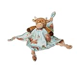 Mary Meyer Lovey Stuffed Animal Security Blanket Plush Soft Snuggle Toy, 13 x 13-Inches, Hetty Highland Cow