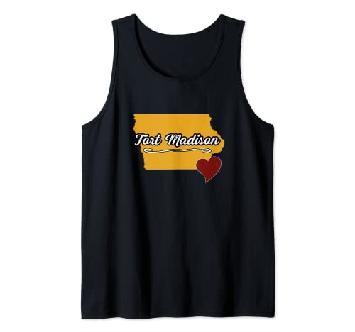 Fort Madison IOWA | IA USA - Souvenir Merch City State - Tank Top