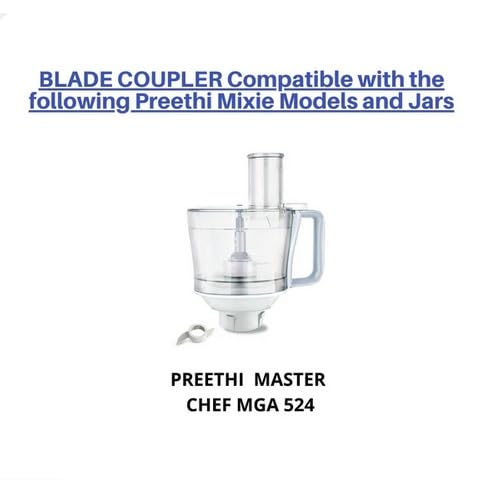 Image of Replacement Blade Coupler Attachment Compatible with Preethi Zodiac Mixer Grinder's & MasterChef Plus Jar Mixer Grinder Coupler