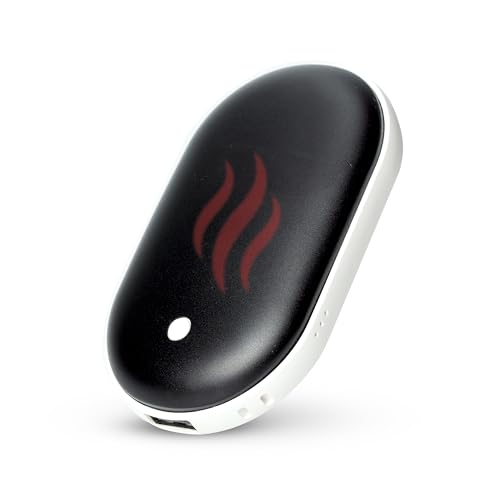 Chauffe-mains rechargeable de poche double niveau chaleur Power Bank 3000 mAh