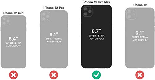 Beltron Clear Back Case With Belt Clip For Iphone 12 Pro Max, Slim Full Protection Grip Case & Rotating Belt Clip Holster W/Built In Kickstand For Iphone 12 Pro Max 6.7 Inch (Transparent) #TOP1