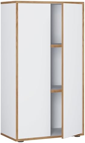 VCM Holz B&uuml;roschrank Ordner Aktenschrank B&uuml;rom&ouml;bel Schrank Salia ...