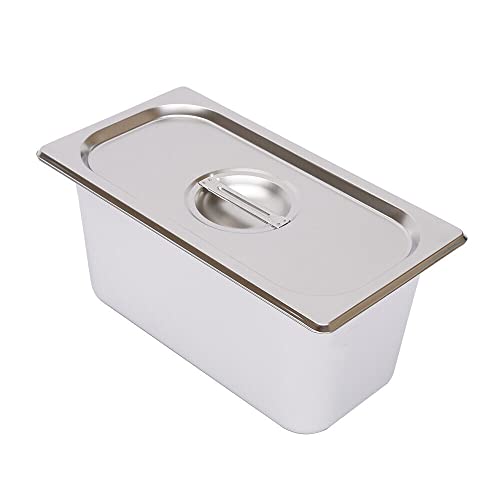 Buffetwärmer,Warmhalteplatte Speisewärme 3x7L,Speisewärmer Warmhaltebehälter Elektrisch Buffet Wärmer Speisenwärmer Chafing Dishes Speise Catering Edelstahl - Warmhaltegerät, Speisewärmer, Warmhaltepl – Bild 7