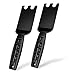 Remorui Grill Spatula/Grattoir pour Grils d'intérieur George Foreman, Excellente Brosse à Grill/Outils de Nettoyage exceptionnels-Outil de résistance Thermique pour Pan-ini Grill Press Pack 2