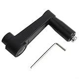 URPIZY Runder Loch Kurbel 8-16mm Handkurbel Generator Mechanische Ausrüstung Griff Verstärktes Nylon Kohlenstoffstahl Ergonomisch Für Drehmaschine Fräsmaschine DIY Projekte, Handkurbel Generator(8mm)