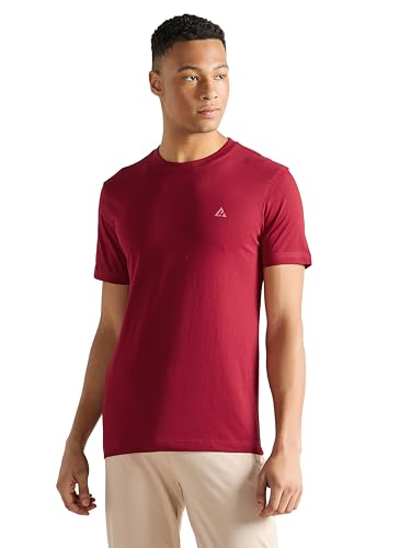 Image of Clans & Hans Men's Super Combed Cotton T Shirt, Regular Fit Round Neck Tshirt, Half Sleeves, Plain T-Shirt for Men