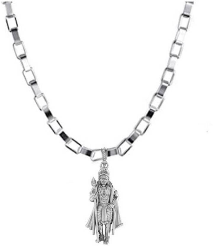 Pendentif en argent sterling Kartikeya avec sa chaîne de 55,9 cm pour votre style quotidien
