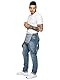 Enzo Herren Ezd390 Ven Denim Dungarees Overalls,Light Stonewash, 30