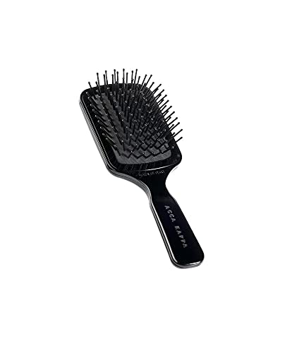 Brosse antistatique Acca Kappa Carbonium 18 cm pneumatique noire