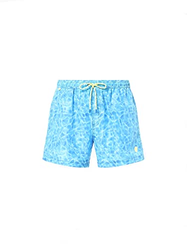 Maillot de bain fantaisie homme North Sails polyester recyclé bleu