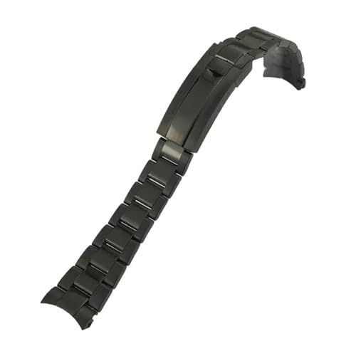 [VEł] bNX Xgbv 40mm ՑΉ Tu}[i[ fCgi EHb`oh OChbNobN 20mm 21mm uXbg 316L XeXX`[ EHb`oh(Black,21mm)