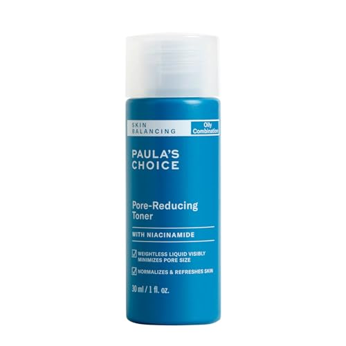 Paula's Choice SKIN BALANCING Tonico Viso - per Pori Dilatati Combatte i Brufoli, i Punti Neri e i Imperfezioni - con Niacinamide - Pelli Miste o Grasse - 30 ml