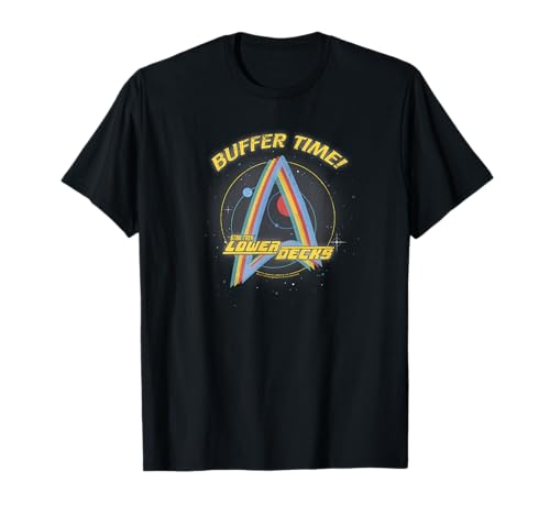 Star Trek: Lower Decks Buffer Time! Rainbow Badge Poster T-Shirt