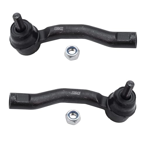 Image of Detroit Axle - Front End 12pc Suspension Kit for Toyota Corolla 2003 2004 | 2005 2006 2007 2008, 2 Lower Control Arms 2 Lower Ball Joints 2 Sway Bar Links 4 Tie Rods 2 Boots & Bellow Replacement