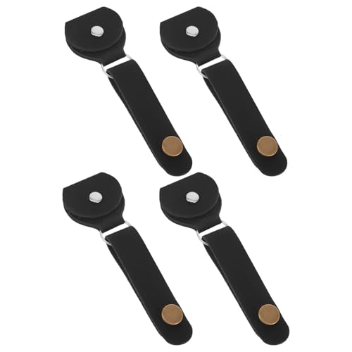 Milisten Correa para Clavijero de Guitarra Acústica Negra Desmontable 4 Piezas con Estuche para Púas...