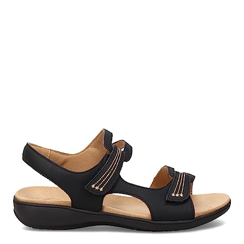 Image of Trotters Women's, Katarina Sandal Black Nubuck 8 M