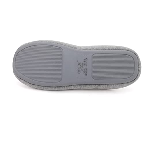 ofoot Women's Memory Foam Cotton House Slippers for Summer - Comfortable,Washable Indoor Bedroom Shoes with Non-Slip Rubber Outsoles4