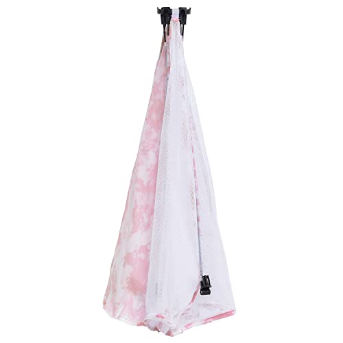 Image of Dream On Me Onyx Playpen Canopy Top, Sun Shade that Blocks Up to 98% UVA /UVB Rays, Breathable Mesh, Removable Tent Top Accessory for Onyx Playpen, Blush Pink