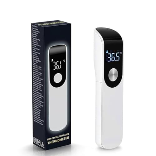 Image of B-Arm Digital Infrared Thermometer with 1 Sec Quick Read (White)|Contactless Thermometer with Dual Modes, C /F conversion, LED Display| Forehead Thermometer for Babies & Adults with Colour Indication