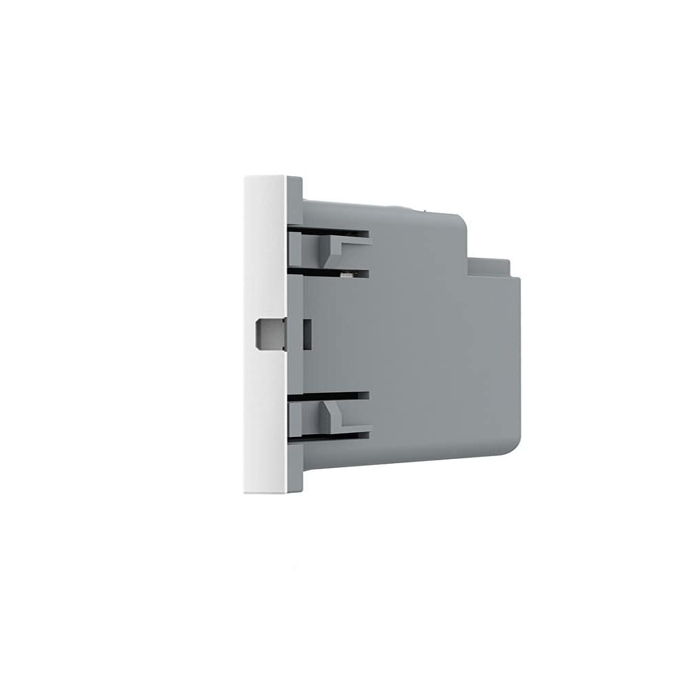 IP66 – Base de acero inoxidable resistente retráctil redonda de pared con insertos LIVOLO 088064 – Caja de suelo (inserto USB-C cargador rápido de 45 W VL-FCUC-2WP blanco)