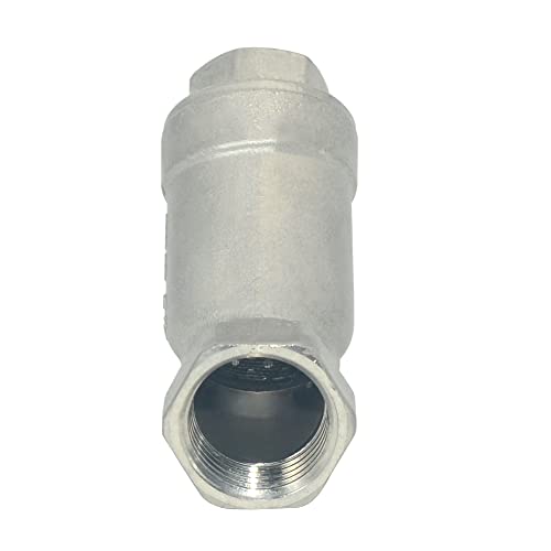 Image of 1 /2 inch WYE Strainer Mesh Filter Valve,800WOG Y-Spring NPT Female Check Valve,Stainless Steel SS316 CF8M