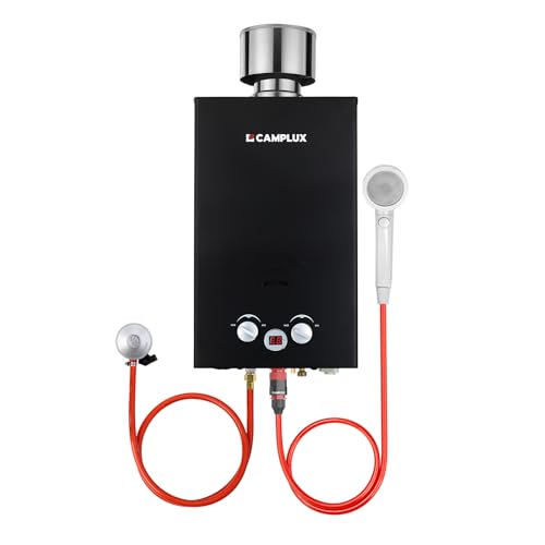 CAMPLUX BW264BC 10L Gas Water Heater with Rain...