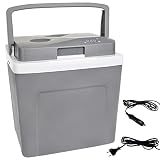 MT MALATEC Kühlbox 12V 220V Kühl- und Warmhaltefunktion ECO-Modus Thermobox 12331, Größe:28 L