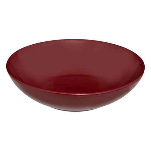 Secret de Gourmet - Lot de 6 Assiettes Creuses Colorama 20cm Rouge