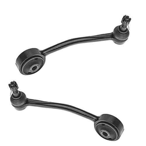 TRQ Front Rearward Upper Left and Right Control Arm and Ball Joint Set 2 Piece Compatible with 09-14 Hyundai Genesis 10-14 Genesis Coupe 11-13 Equus 2014 Equus To February 3 2014 Production Date