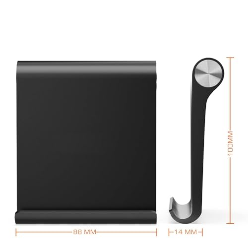 Image of APPUCOCO Adjustable Plastic Mobile Phone Stand | Foldable Desk Stand with Anti-Slip Base | Lightweight Holder for Smartphones & Mini Tablets | Ideal for Office, Home & Online Classes