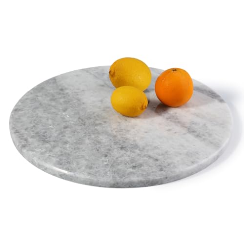 Tabla de cortar redonda de mármol 40.64 cm Koville miniatura 1