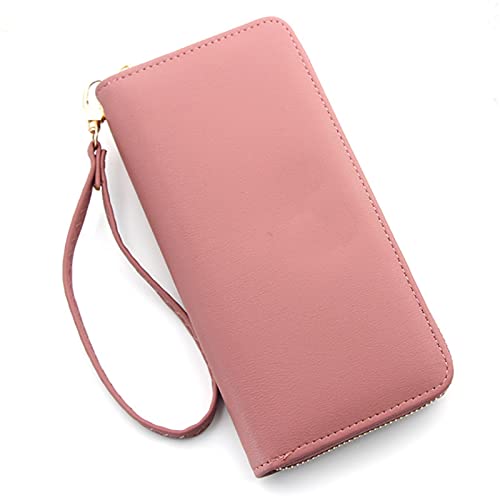 Mobile Phone Bag Handbag Ladies Wallet New Ladies Wallet Long Bowl Sweet Heart Wallet Zipper Card Bag (E)3