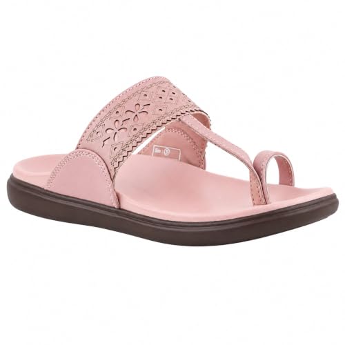 Image of Medifeet Women's Orthopedic Toe-Ring Sandals | Soft Cushioned Slip-On Comfort Slippers | Anti-Skid, Arch Support