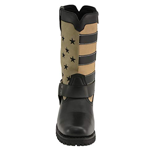 Image of Milwaukee Leather Women's Premium Leather Motorcycle Harness Boots Collection MBL - 11