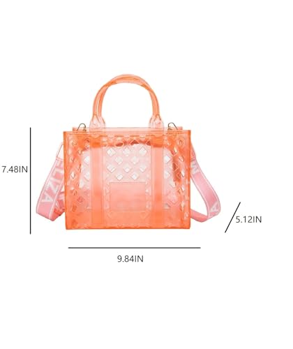 Bolso crossbody Jelly para mujer verde claro miniatura 3