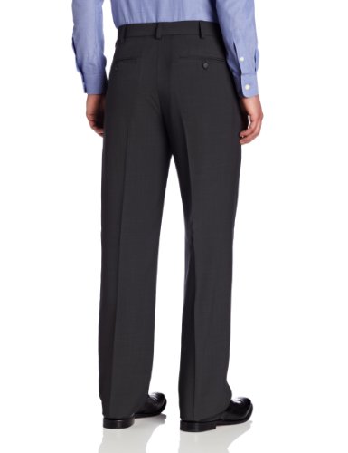 Van Heusen Men's Big and Tall Stretch Traveler Cuffed Crosshatch Pleated Pant2