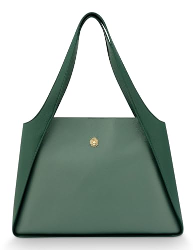 Sac shopper PIP STUDIO Filou Shoulderbag Green grand sac à épaule vert foncé élégant