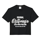 Eala Frya Fresena Original East Frisian in East Frisia Comfort Colors Crop Top