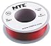 NTE Electronics WHS22-02-25 Hook-UP Wire, 25FT, 22AWG, CU, RED