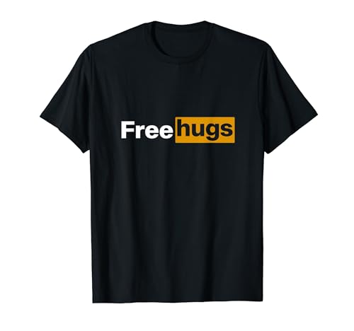 Regalo de fiesta divertido con el logotipo de Hugs Love Hub Camiseta