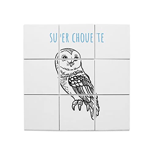 Carreaux céramique décoratif motif illustré pour relooker sans travaux