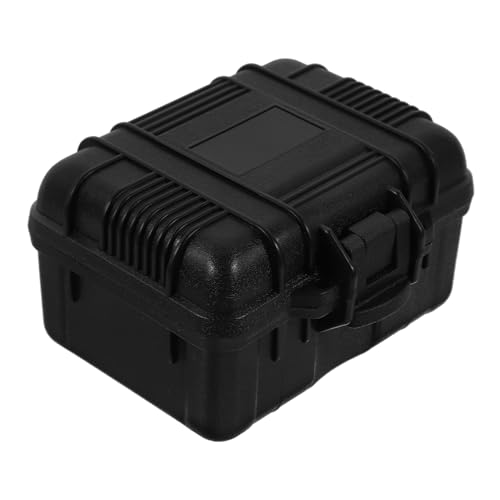 LIGIGWASH Lockable Plastic Toolbox Organizer with Reinforced Corners Scratch Resistant Small Storage Box for Tools Electronics and Accessories Portable Travel Supply Case with Internal