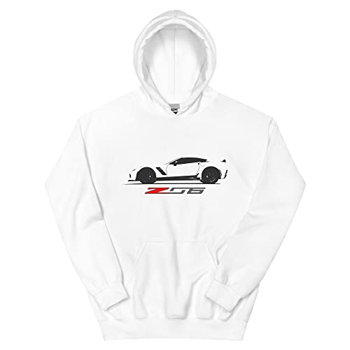 2015 Z06 C7 Vette Owner Custom Car Club Hoodie Sport Grey2