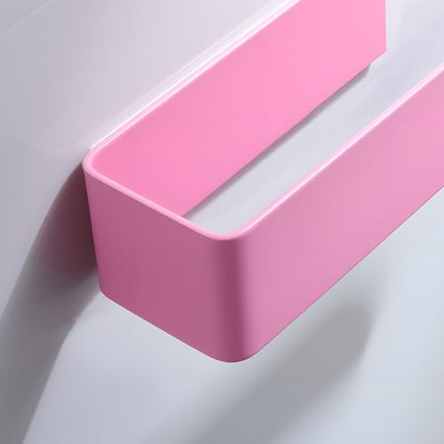 Image of Taozun Hand Towel Holder - Pink Towel Bar for Bathroom, Kitchen, RV, Dorm Room Decor, Adhesive, Stainless Steel, 7.9 Inch, No Drill(Gift for Women /Daughter /Girlfriend)