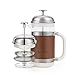 Hazel Quinn Caffettiera French Press, Vetro Borosilicato Resistente al Calore, Filtro in Acciaio Inossidabile, Filtrazione Precisa per Caffè e Tè, Senza BPA, Facile da Pulire, 450 Millilitri immagine