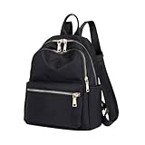 NOLITOY Mochila de Gran Capacidad y Bolso de Hombro Mujer Casual de Tela Oxford Ajustable para Viaje y Uso Diario Mediana