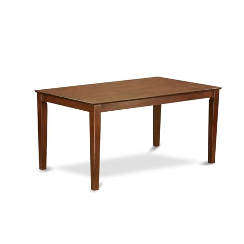 East West Furniture CAT-MAH-S Capri Kitchen Dining Table - a Rectangle Wooden Table Top with Sturdy Legs, 36x60 Inch, Mahogany