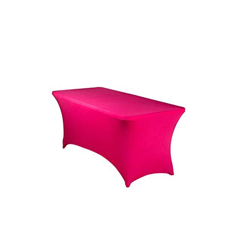 Nappe de table rectangulaire REYG en spandex pour masquer les pieds - 2
