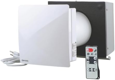 VENTS-US TwinFresh Comfo RB1-50-2 Ductless Energy Recovery Ventilator - 30 CFM w/Remote Control, Continuous Fresh Air Ventilation, and Improved Indoor Air Quality